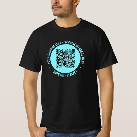 Ihr QR-T - Shirt mit benutzerdefinierten Texten un (Vorderseite)