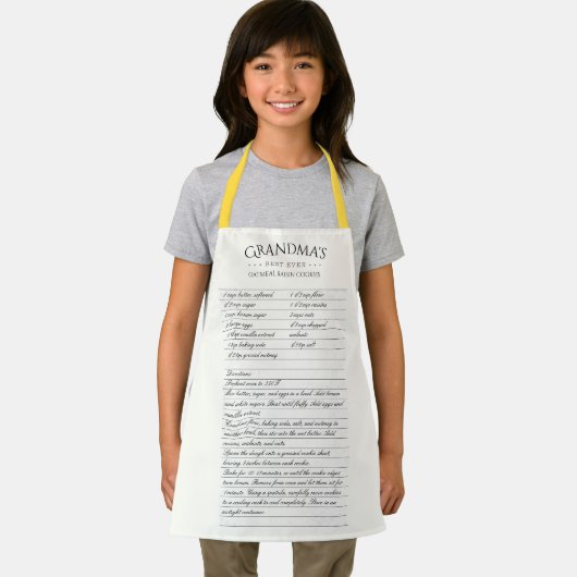 Ihr Rezept bearbeitbare Farbe benutzerdefinierte K Schürze (Insitu)