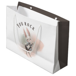 Ihr Rock Bunny Gift Bag Große Geschenktüte