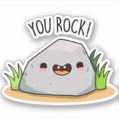 Ihr Rock Funny Geology Pub Aufkleber (Vorderseite)