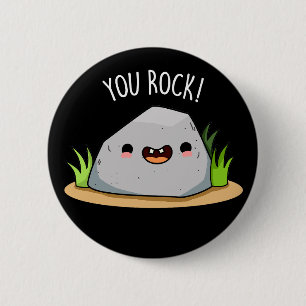Ihr Rock Funny Geology Pub Dark BG Button