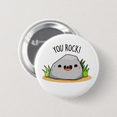 Ihr Rock Funny Rock Geology Pub Button (Vorne & Hinten)