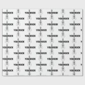 Ihr Rock Guitar Wrapping Paper Geschenkpapier (Flach)