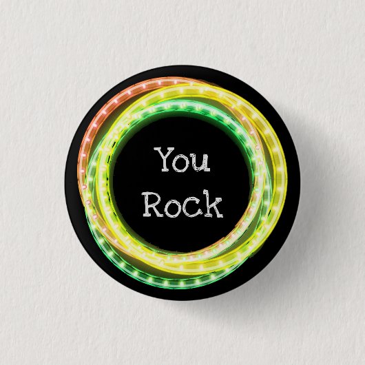 Ihr Rock Hula Hoop Lights Button (Vorderseite)