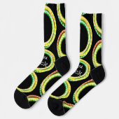 Ihr Rock Lighted Hula Hoops Socken (Linkes Detail)