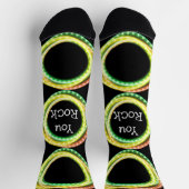 Ihr Rock Lighted Hula Hoops Socken (Oben)