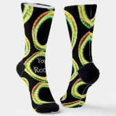 Ihr Rock Lighted Hula Hoops Socken (Gewinkelt)