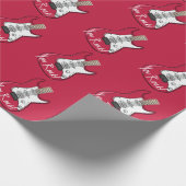 Ihr Rock Valentine's Day Wrapping Paper Geschenkpapier (Ecke)