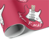 Ihr Rock Valentine's Day Wrapping Paper Geschenkpapier (Rolleneckpunkt)