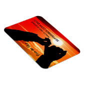 Ihr romantisches Foto benutzerdefiniert Speichern Magnet (Rechte Seite)