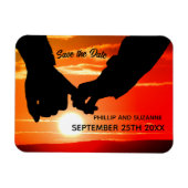 Ihr romantisches Foto benutzerdefiniert Speichern Magnet (Horizontal)