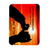 Ihr romantisches Foto benutzerdefiniert Speichern Magnet (Vertikal)