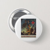 Ihr rotes Kreuz ist an seiner Seite Button (Vorne & Hinten)