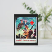 Ihr Rotes Kreuz Postkarte (Stehend Vorderseite)