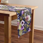 Ihr Royal Highness Navy Blue Table Runner Mittelgroßer Tischläufer (Beispiel)