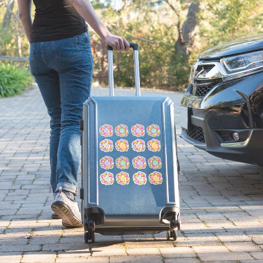 Ihr Ruhm ist höher Psalm Verse Aquarellblume Aufkleber (Koffer Insitu)