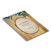 Ihr rustikaler See Cabin Gast Willkommen Notizblock (Rechte Seite)