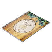 Ihr rustikaler See Cabin Gast Willkommen Notizblock (Linke Seite)