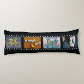 IHR Schablonen-Körperkissen mit 8 FOTOS Seitenschläferkissen (Rückseite)