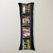 IHR Schablonen-Körperkissen mit 8 FOTOS Seitenschläferkissen (Vorderseite Vertikal)