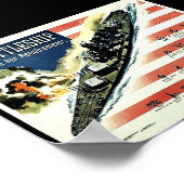 Ihr Schlachtschiff Poster (Ecke)