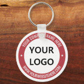 Ihr Schlüsselanhänger für Logos und Textwerbung (Vorderseite)