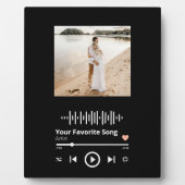 Ihr schöner Moment und Ihr Lieblingslied Gemeinsam Fotoplatte (Vorderseite)