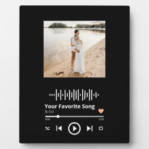 Ihr schöner Moment und Ihr Lieblingslied Gemeinsam Fotoplatte