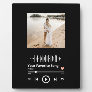 Ihr schöner Moment und Ihr Lieblingslied Gemeinsam Fotoplatte