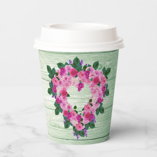 Ihr schönes Herz Pappbecher (Rückseite)