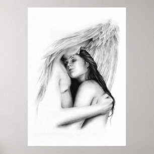 Ihr Schutz-Engels-Liebe-Plakat Poster