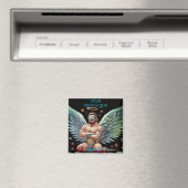 Ihr Schütze Angel Show Wrestler Magnet (In Situ (Geschirrspüler))