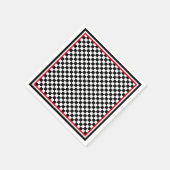 Ihr Schwarz/Weiß-Karton für Text/Farbe Serviette (Ecke)