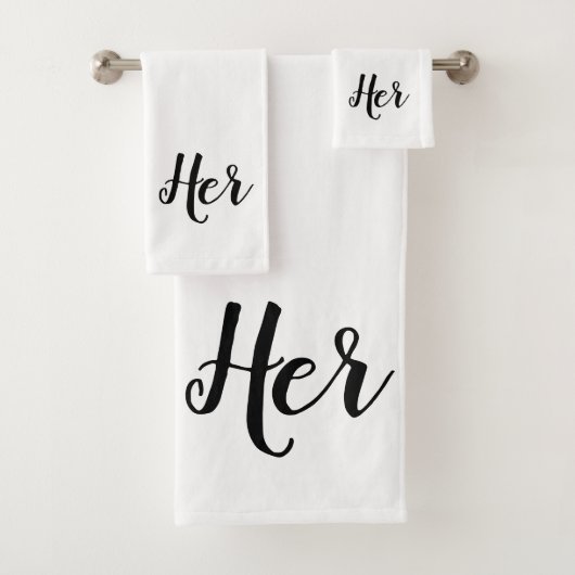 Ihr Script Monogram Badetuch Set (Insitu)
