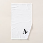 Ihr Script Monogram Badetuch Set (Handtuch)