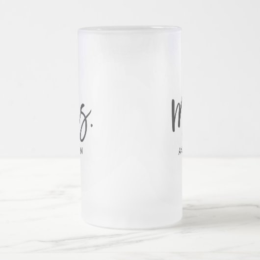 Ihr sehr eigenes Personalisiertes Mattiertes Glas Mattglas Bierglas (Mittel)