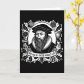 Ihr seid alle auf der unartigen Liste - John Calvi Karte (Gelbe Blume)