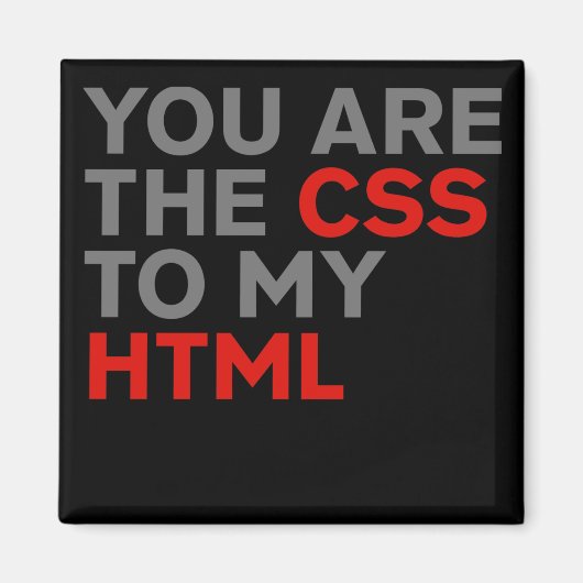 Ihr seid CSS für mein HTML Magnet (Vorne)