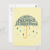 Ihr seid deprimierend postkarte (Vorne/Hinten)