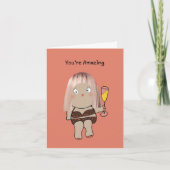 Ihr seid erstaunliche Glückwünsche Karte (Vorderseite)