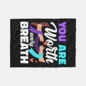 Ihr seid es wert, dass jeder Atemdepression Aufmer Fleecedecke (Vorderseite (Horizontal))