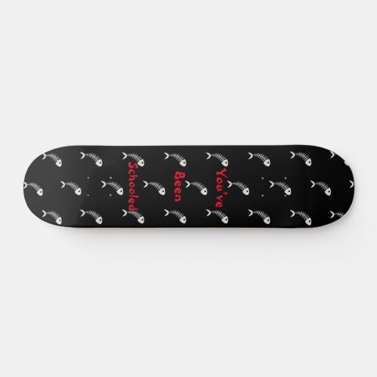 Ihr seid gescholten Skateboard Deck / Fischknochen (Horizontal)