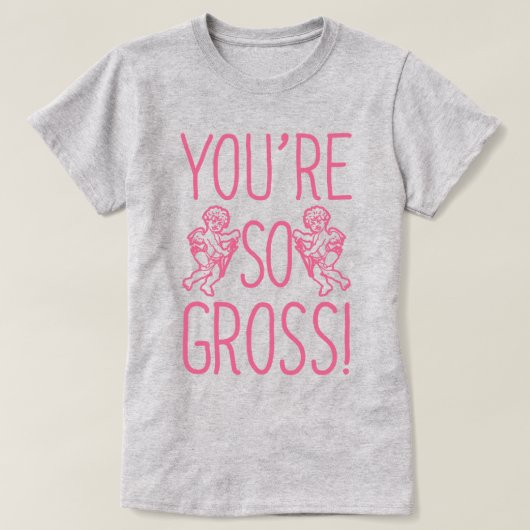 Ihr seid so brutal antivalentinisch T-Shirt (Design vorne)