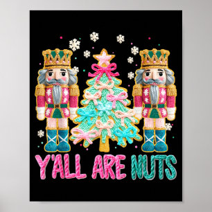 Ihr seid verrückt Nussknacker Häkeln Weihnachten L Poster