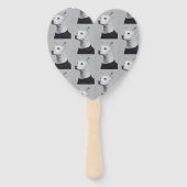 Ihr, Seiner und Elfenbeinfan Fächer (Rückseite)