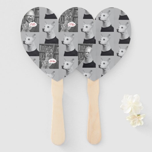 Ihr, Seiner und Elfenbeinfan Fächer (Vorne und Hinten)