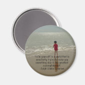 Ihr selbst Magnet sein (Vorderseite/Rückseite)