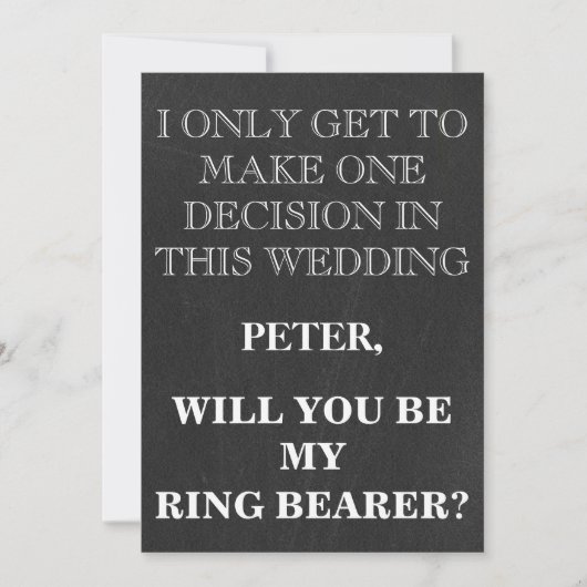 Ihr Service als RING BEARY Anfrage Einladung (Vorderseite)