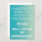 Ihr Service als Trauzeuge-Anfrage Einladung (Vorne/Hinten)