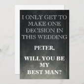 Ihr Service als Trauzeuge-Anfrage Einladung (Vorne/Hinten)